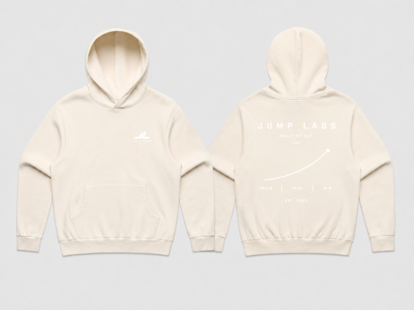 Jump Labs Hoodie — Cream
