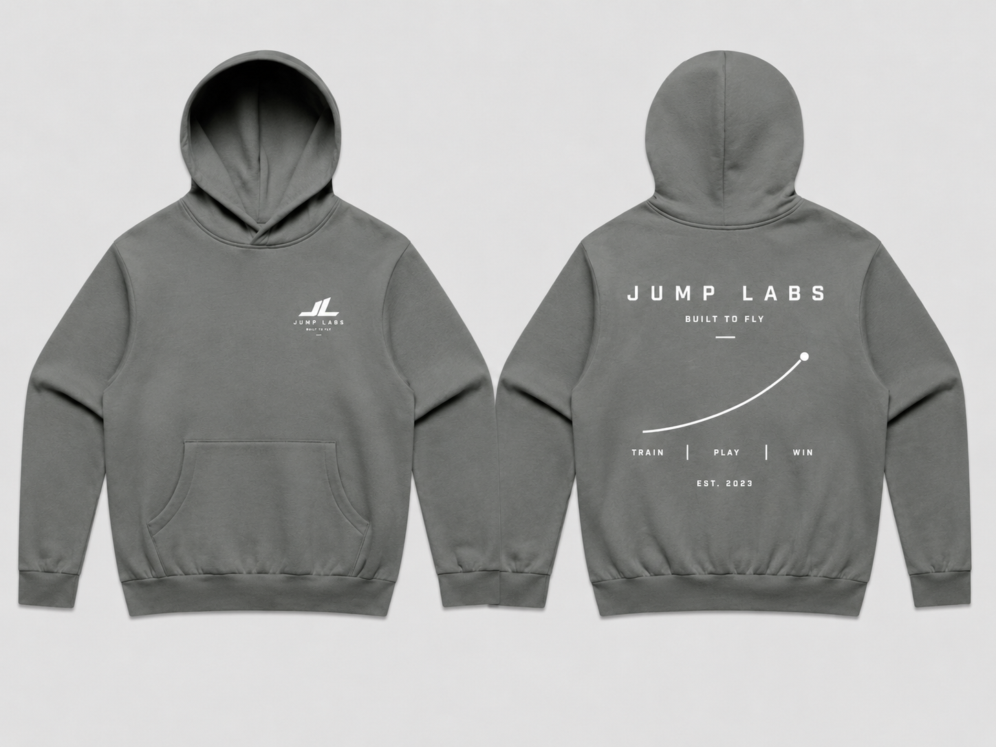 Jump Labs Hoodie — Stone
